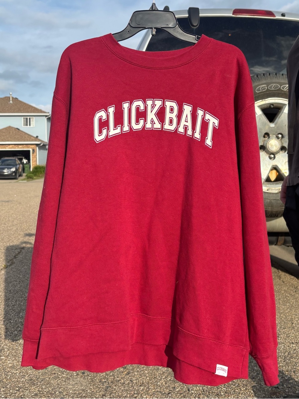 CLICKBAIT Crewneck David Dobrik